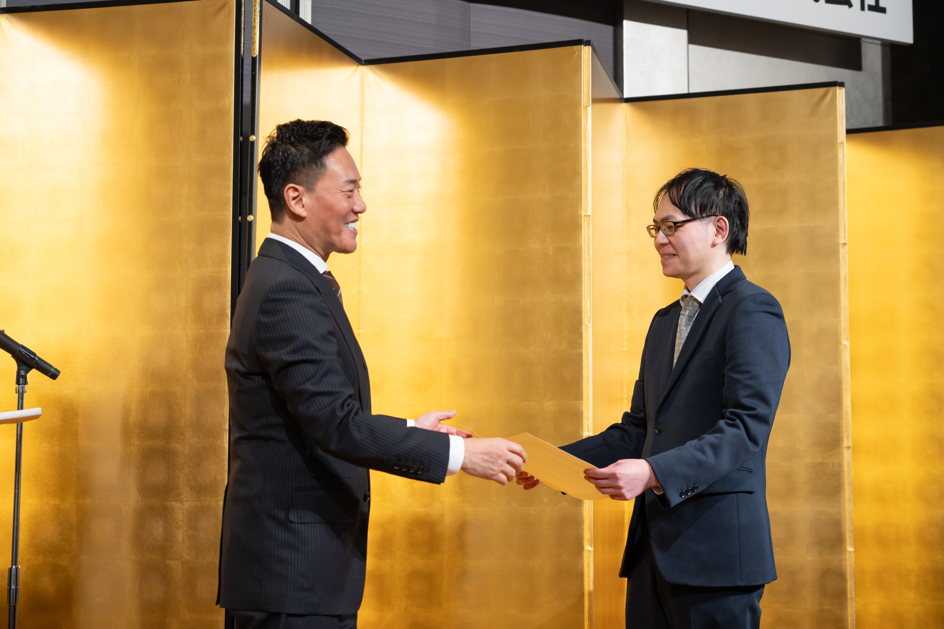 新年祝賀会 勤続表彰